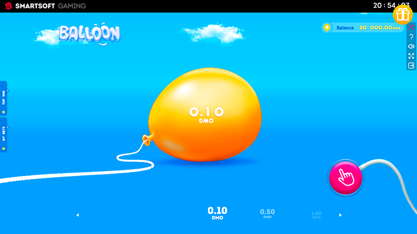 Juego Balloon en casino de Argentina